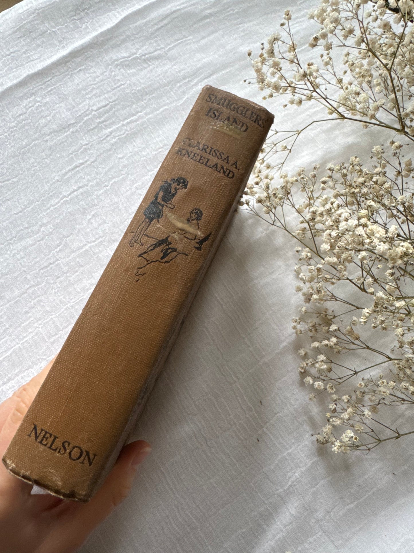 ANTIQUE BOOK: SMUGGLER'S ISLAND and the devils fires Clarissa A. Kneeland