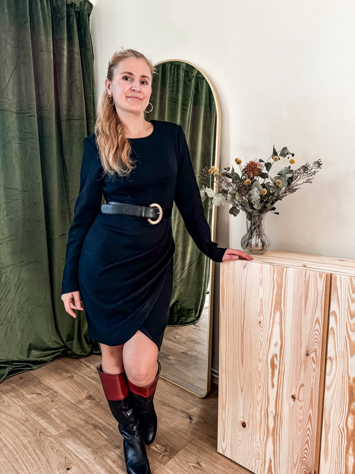 Vintage 90s BLACK COCKTAIL DRESS