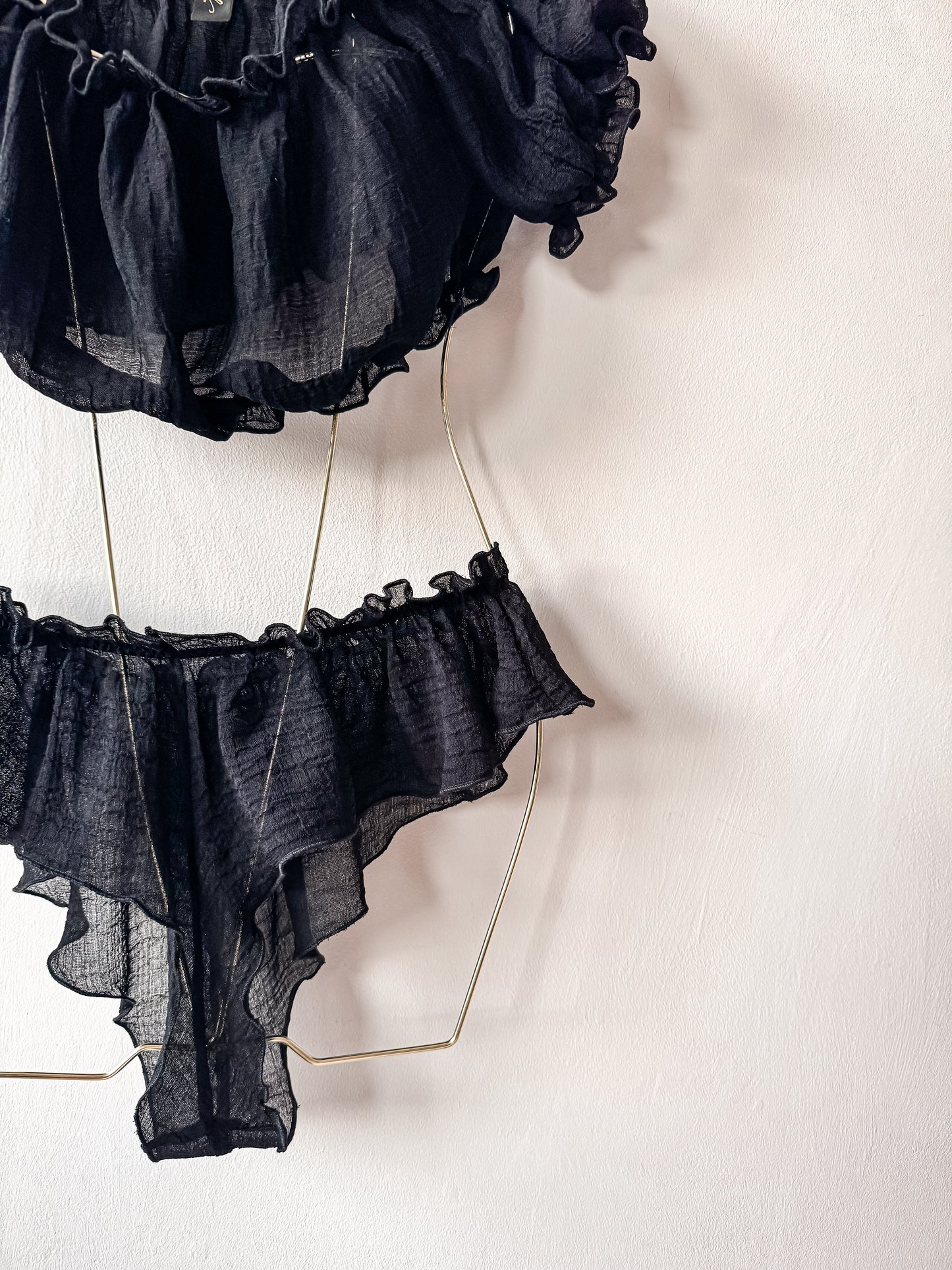 EVE BLACK PYJAMA / S, M sizes