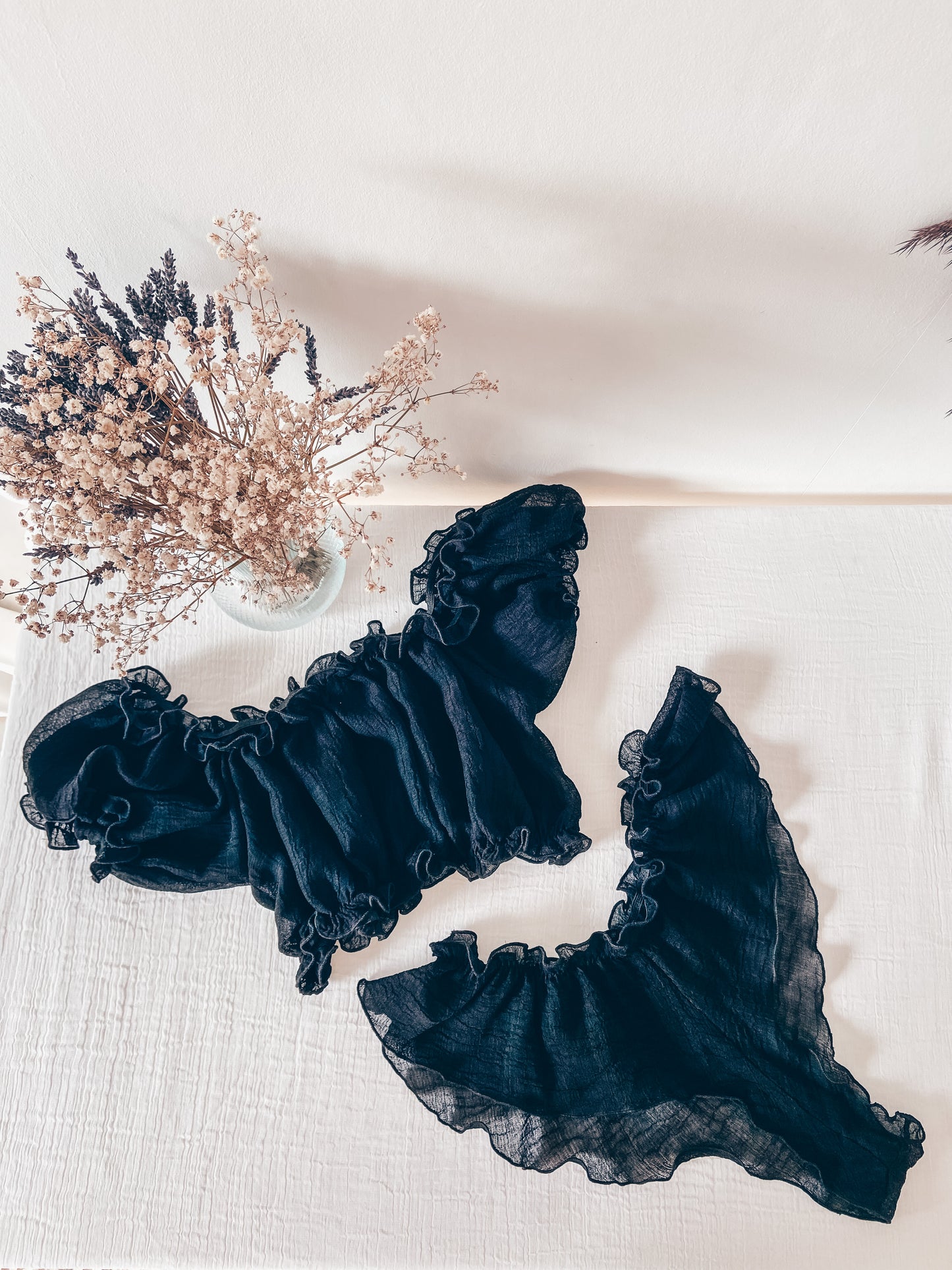 EVE BLACK PYJAMA / S, M sizes