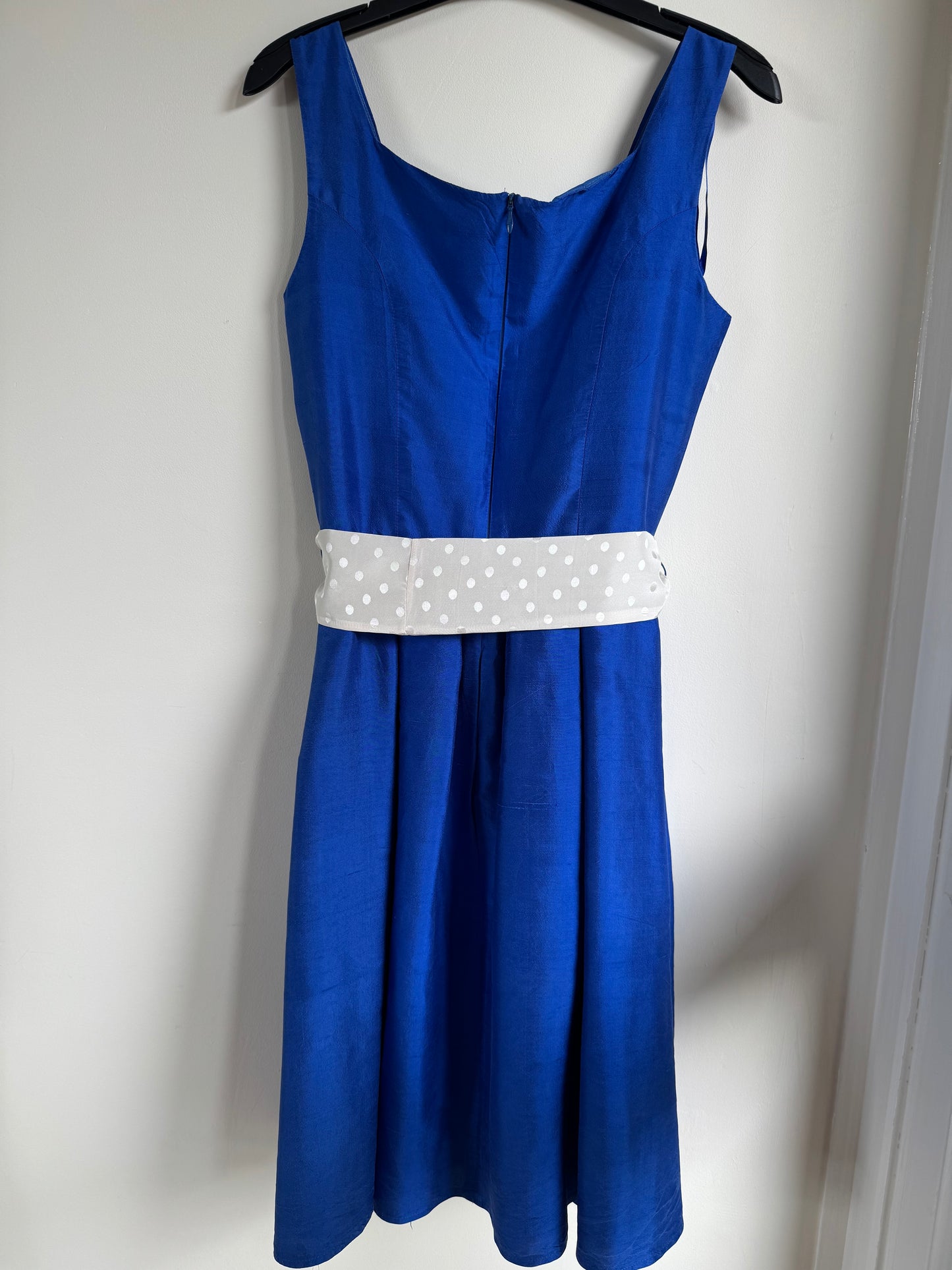 Vintage C&A SILK TEA DRESS 50s style
