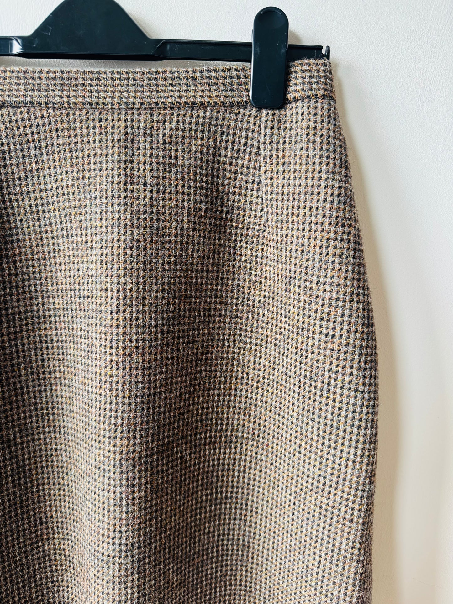 VINTAGE TWEED WOOL SKIRT