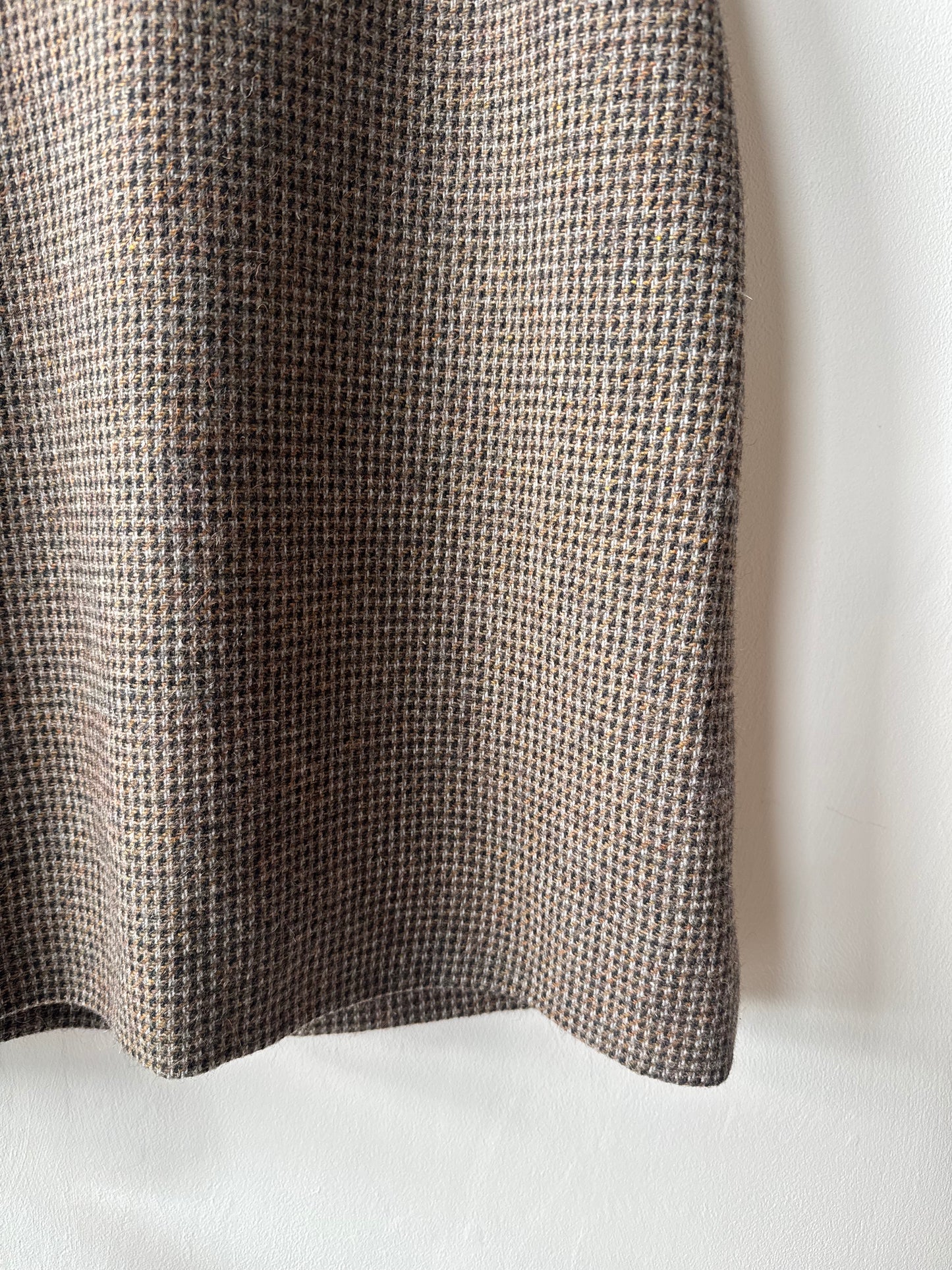 VINTAGE TWEED WOOL SKIRT