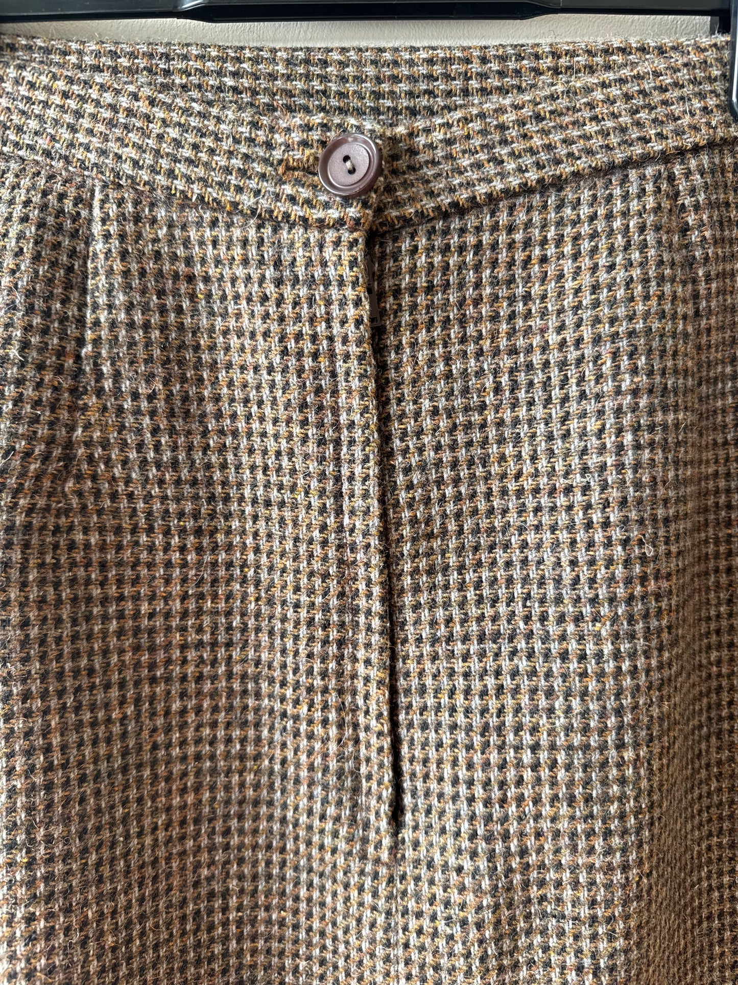 VINTAGE TWEED WOOL SKIRT