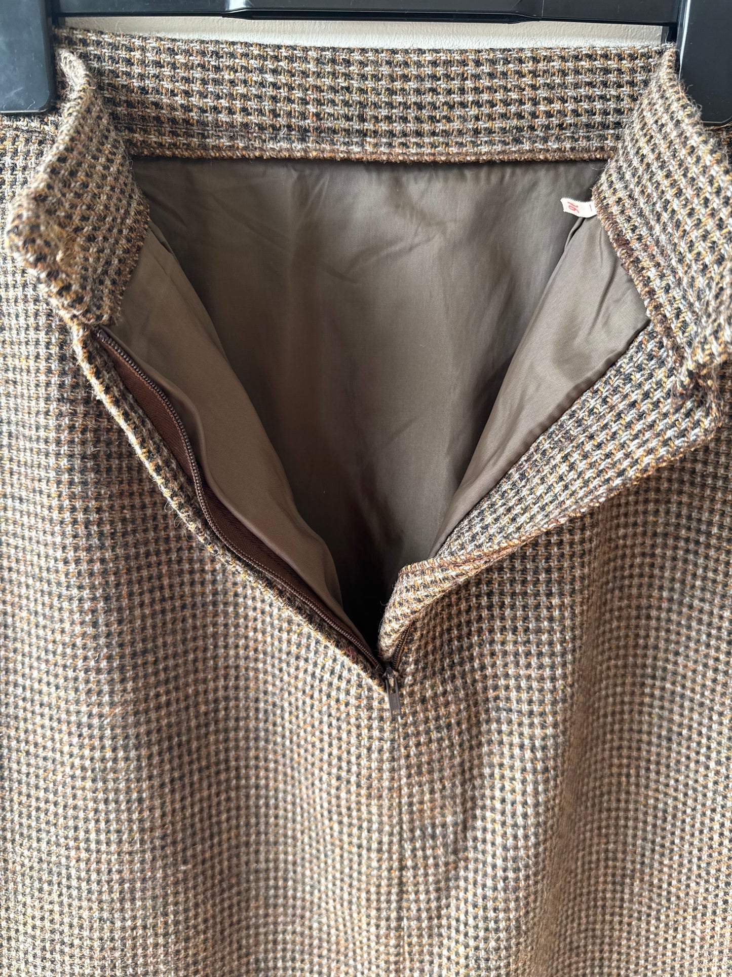 VINTAGE TWEED WOOL SKIRT