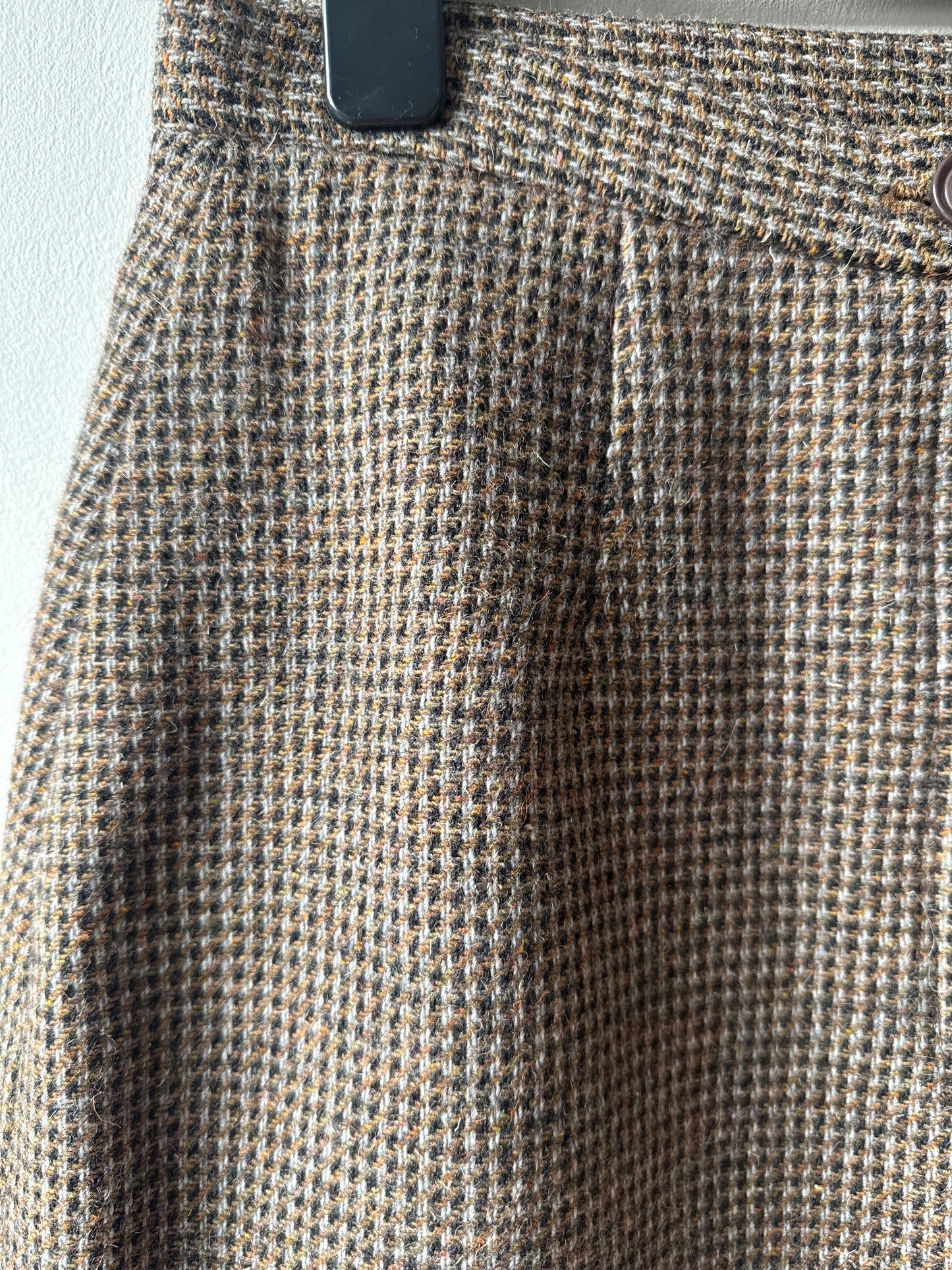 VINTAGE TWEED WOOL SKIRT
