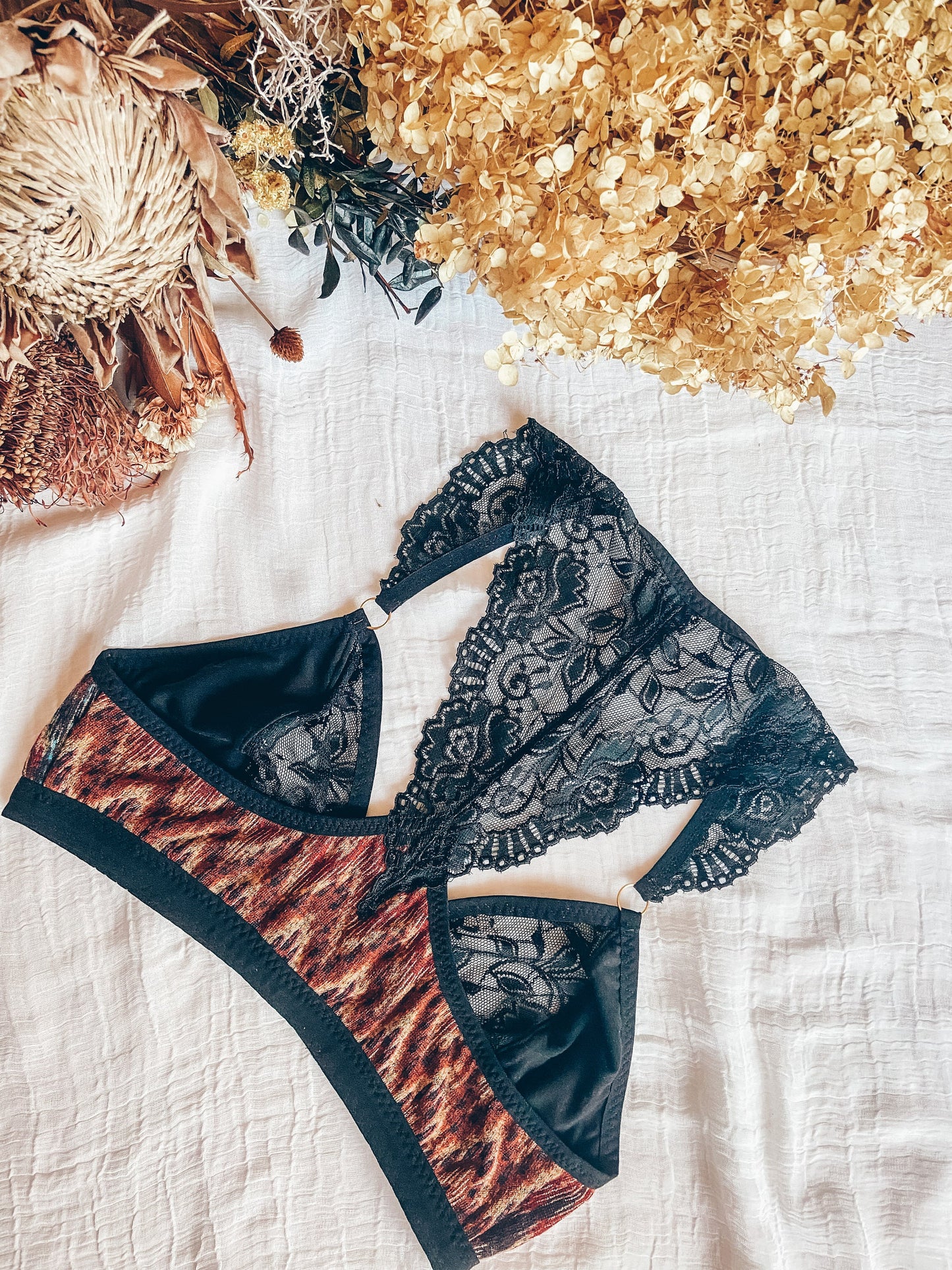 GIZELE LINGERIE SET Brown / S, M, L sizes