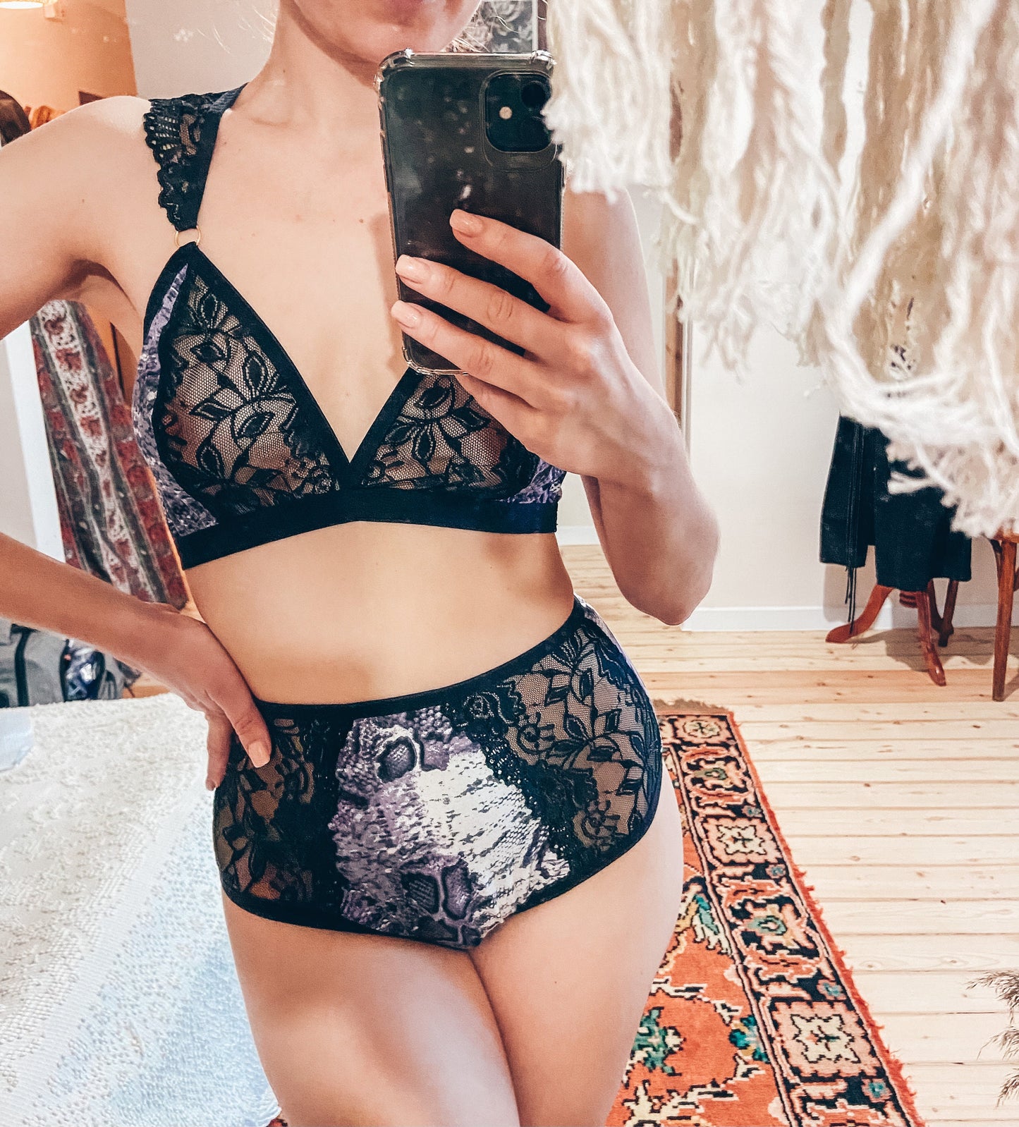 DITTA 3 PIECE HARNESS LINGERIE set / M, L sizes