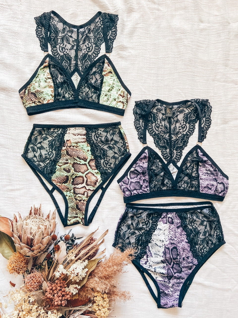 DITTA HARNESS LINGERIE set / S, M, L sizes