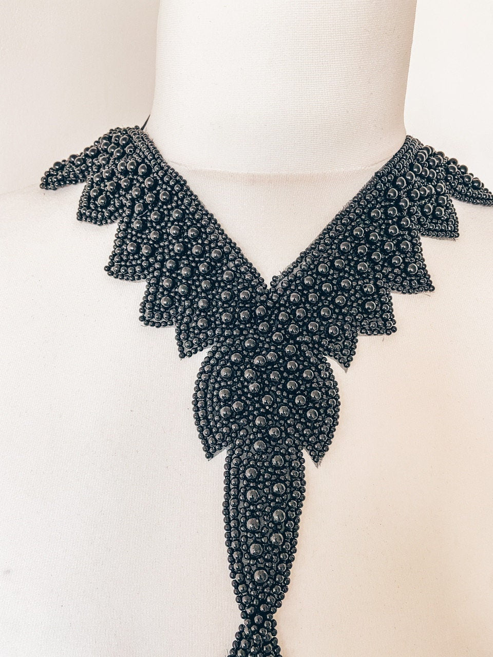 BEADED APPLIQUE BODY ACCESSORY