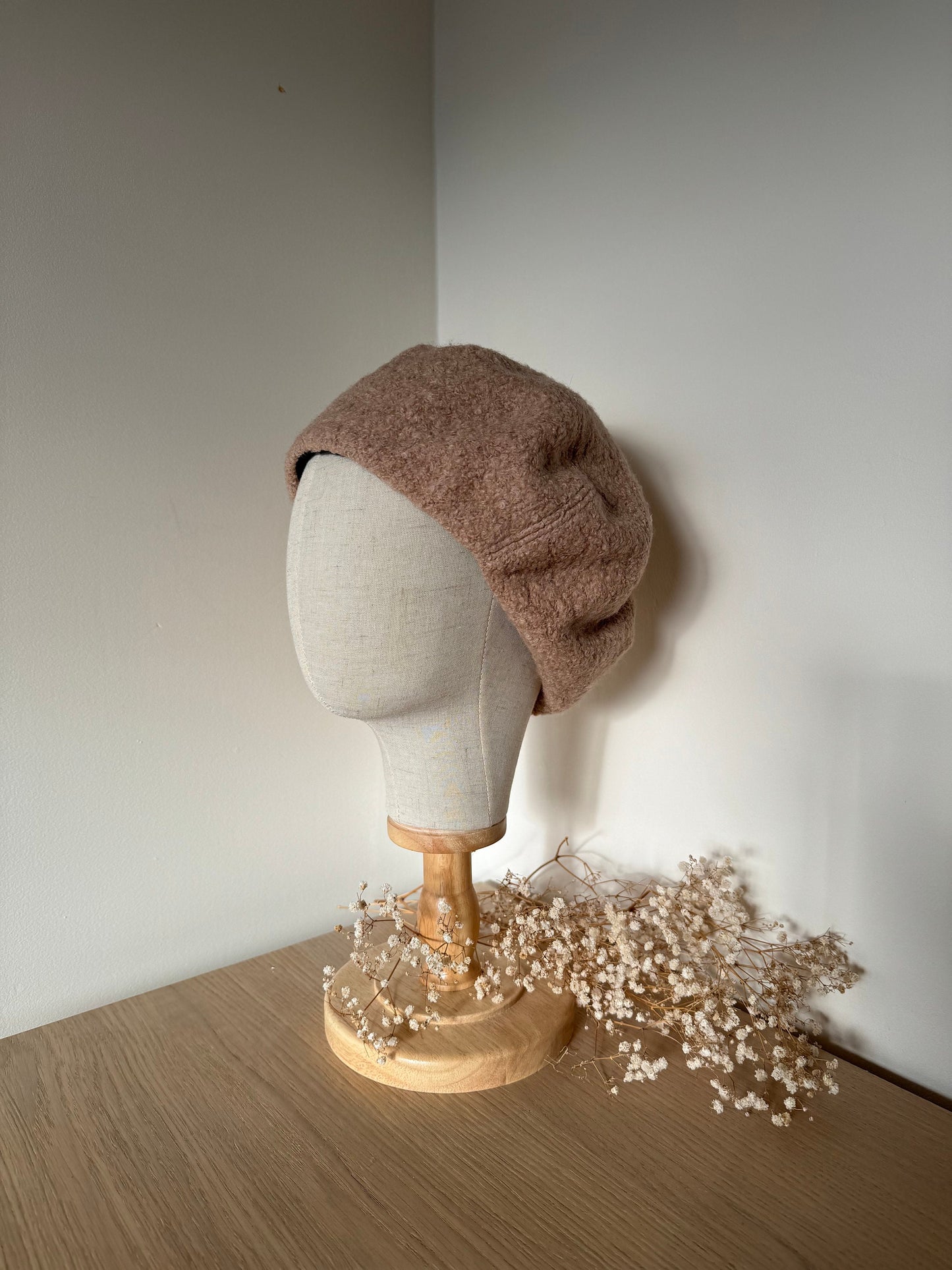 BEIGE WOOL BERET