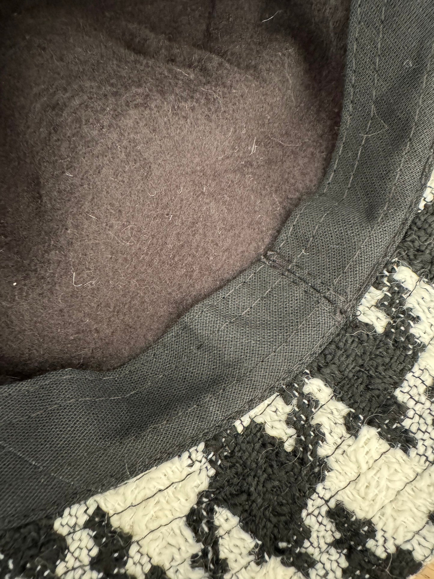 BLACK&WHITE PANAMA HAT