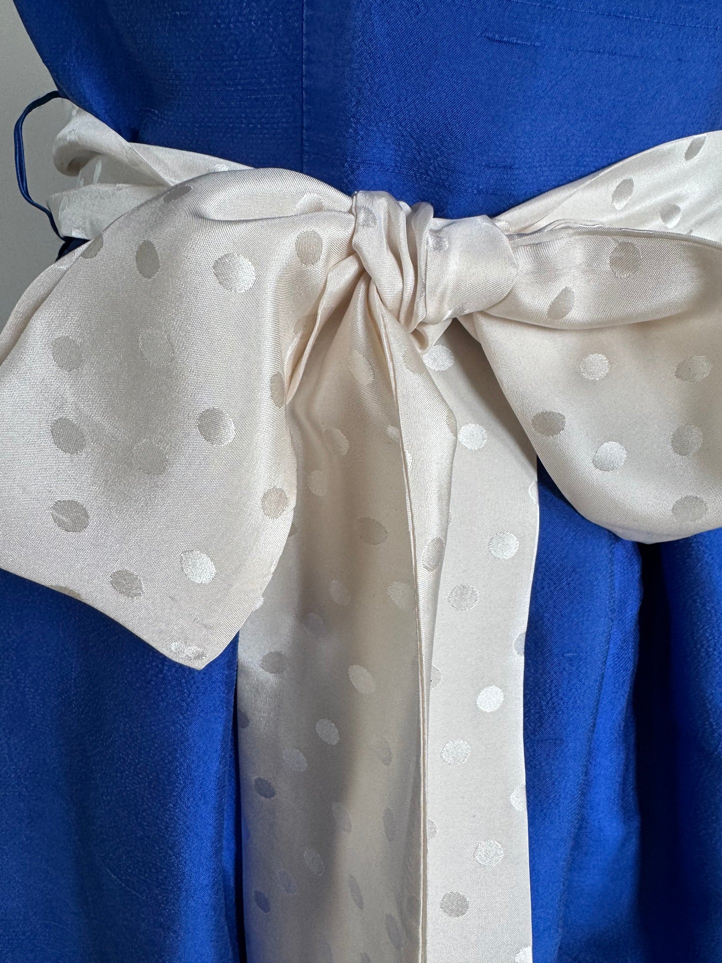 Vintage C&A SILK TEA DRESS 50s style