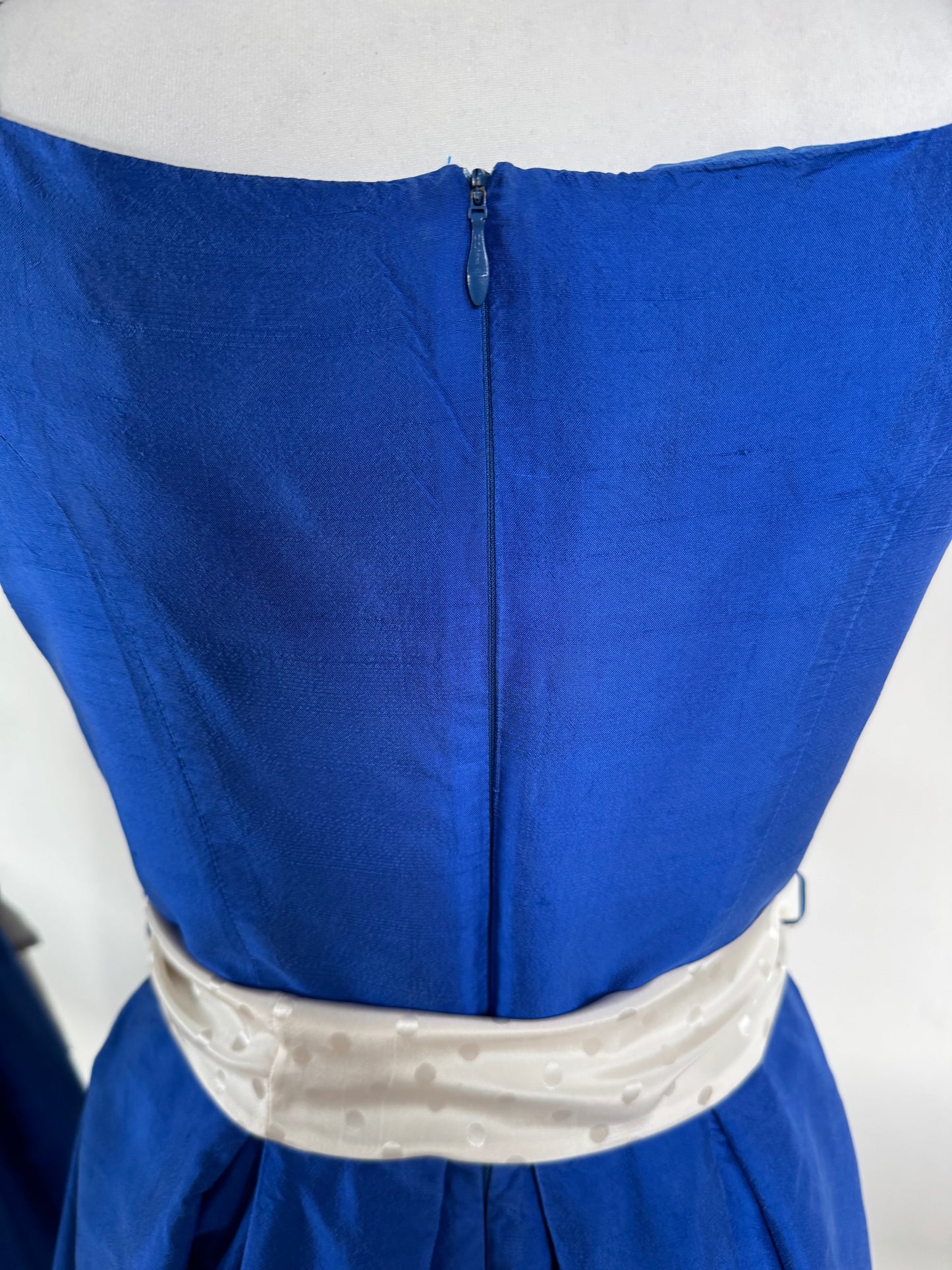 Vintage C&A SILK TEA DRESS 50s style
