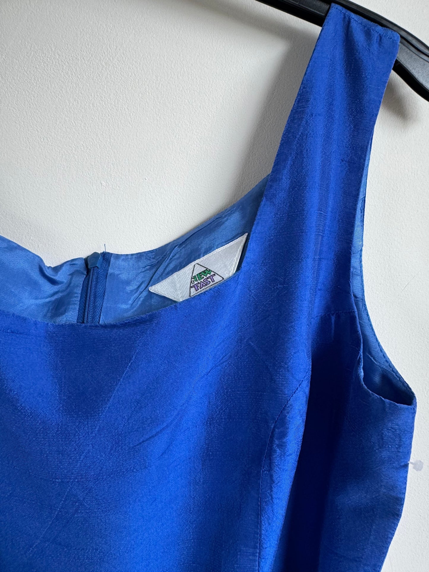 Vintage C&A SILK TEA DRESS 50s style